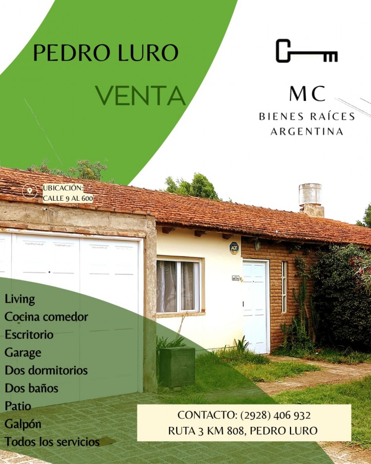 Casa en Venta en Pedro Luro 